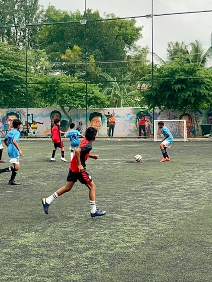 Our U-9, U-11, U-13, and U-15 teams engaging in competitive practice matches against Bengaluru United FA, a crucial part of their pre-season and ongoing development.