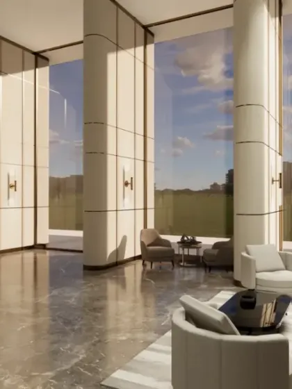 This inviting lobby atmosphere sets the tone for what’s to come. We believe great design is about how a space makes you feel, and this area uses high ceilings, natural light, and comfortable seating to create a welcoming first impression.