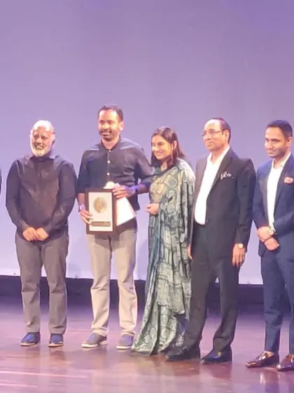 Receiving a commendation from the Indian Institute of Interior Designers (IIID) for my own office studio design. It's always special when your personal workspace is recognized by your peers.