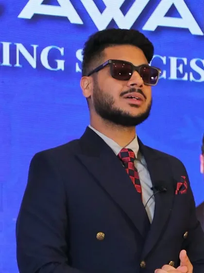 Addressing the audience after receiving my award. I am always thankful for the support on my journey.