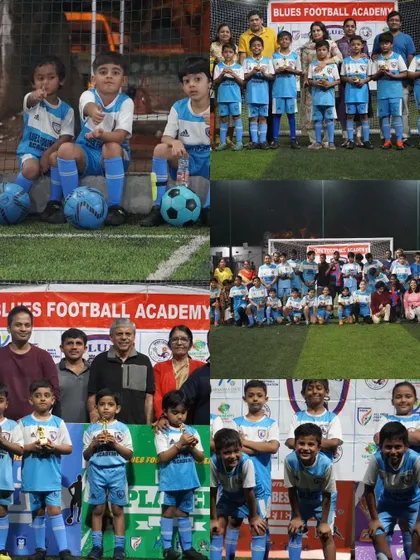 A collage celebrating Children's Day, featuring our young players in moments of joy, teamwork, and victory.