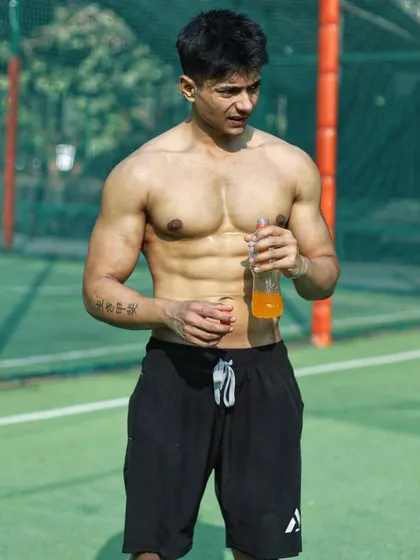 Holding a drink after a workout. It's about making smart choices, like opting for a low-calorie drink to rehydrate, that help you stay on track.