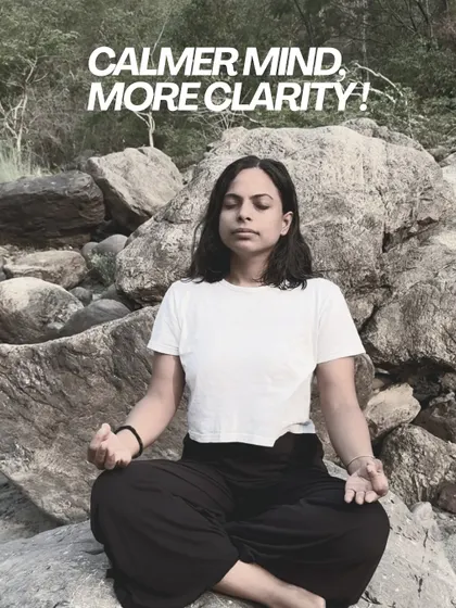 This is the ultimate goal. A calmer mind and more clarity. Yoga started as a physical practice for me, but it quickly healed my mind and reconnected me to my true self. This peace is available to you too.