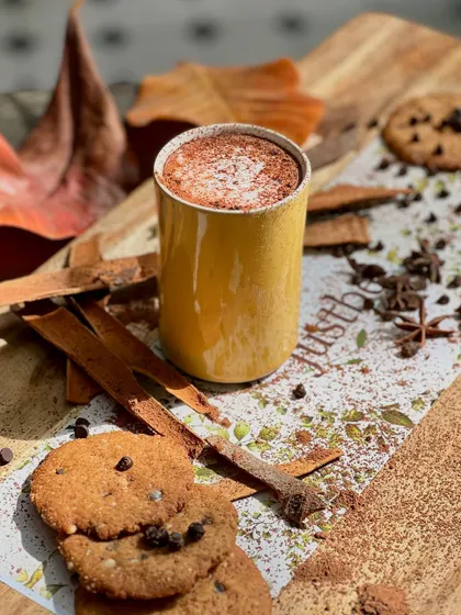 I call this a hug in a mug. Our hot chocolate is rich, creamy, and 100% guilt-free, made with plant-based mylk and natural sweeteners. It's the perfect comfort drink to warm your soul.