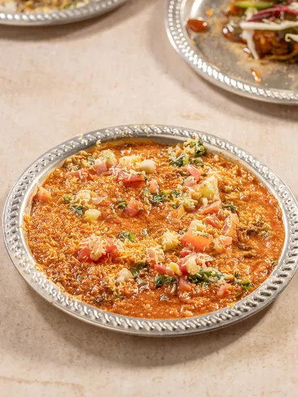 A hearty and flavourful dish that celebrates the vibrant tastes of India. This platter is a rich tapestry of spices, textures, and fresh ingredients, designed to satisfy and delight.