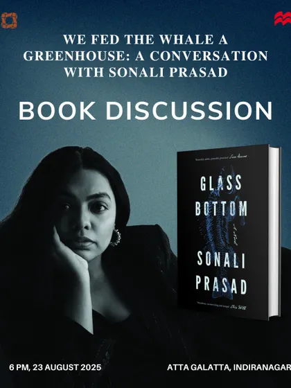 An intimate evening with debut author Sonali Prasad for her novel 'Glass Bottom'. We collaborate with publishers like Pan Macmillan India to bring exciting new literary voices to you.