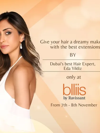 We often host international experts, like Dubai's best hair extension specialist, Eda Yildiz, to bring exclusive services and global talent to our clients.