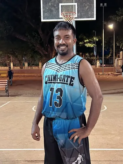 A solo shot of a Team Chinagate player, representing the experience and skill of our senior men's team.