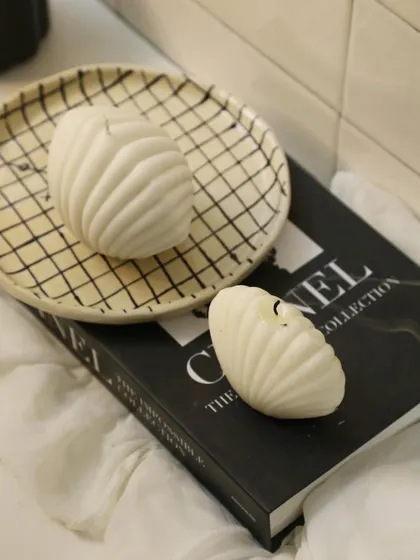 We know how much you love our Big Oyster Candle, so we've launched a Small Oyster Candle too.