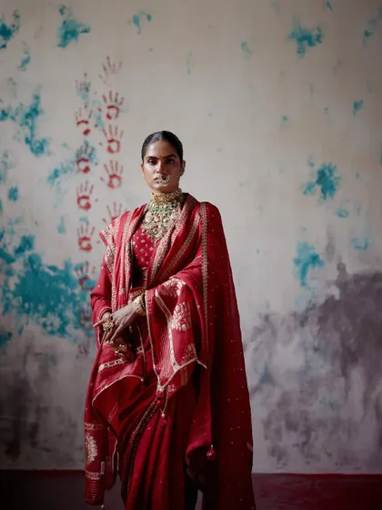 There is a unique power in a classic red saree. I work with you to find drapes that feel both royal and personal, styling them with heritage jewelry to create a look that is truly timeless.