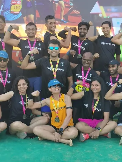 A duplicate of media 61, another fantastic shot of the team celebrating their strength and achievements.