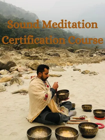 This announcement for our June Certification Course highlights the therapeutic benefits of sound meditation. Join our weekend or weekday batch to learn how to facilitate deep relaxation and emotional healing.
