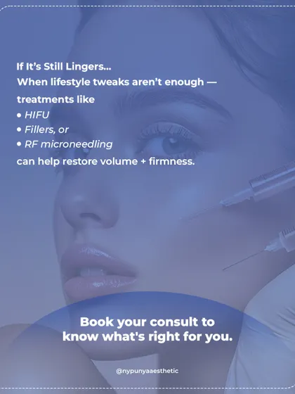 If lifestyle tweaks aren't enough to address runner's face, treatments like HIFU, fillers, or RF microneedling can help restore lost volume and firmness. A consultation will determine what's right for you.