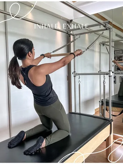 Breathe in strength, exhale with precision. In Pilates, breathwork is essential for engaging the core, improving energy flow, and creating a balance between body and mind.