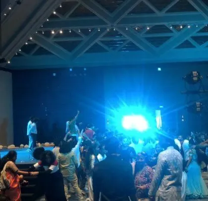 Another view of the massive stage setup for the Logixhealth 10th anniversary.