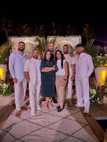 Part of the Kudos Music and event planning team at a stunning wedding at The Oberoi, Marrakech. We work together to make the magic happen.