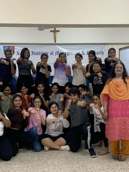 A workshop on self-defense and developing a combat mindset for the first-year MBA students at Xavier Institute of Management & Research, Mumbai.