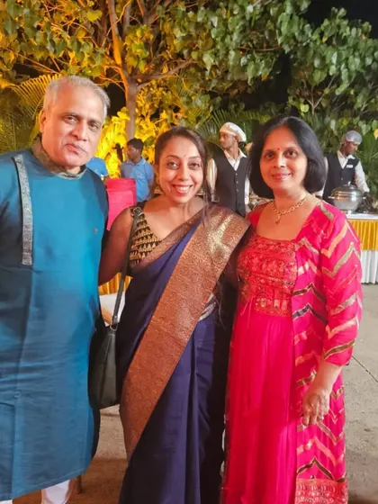 A click of the day with the groom's parents. They were so supportive and wonderful to work with.