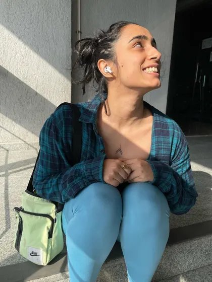 Looking up and feeling hopeful. After a good stretch, I love to just sit for a minute and let the good energy sink in. It is a simple act of self-love.