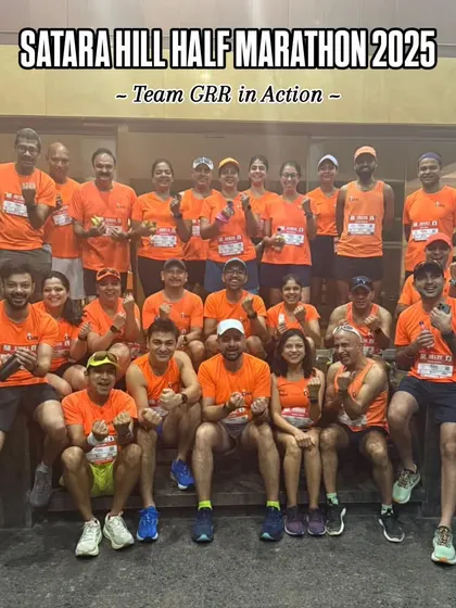The GRR Tribe at the Satara Hill Half Marathon. We show up together, we struggle together, and we cross the finish line as one family. This is more than a running club; it's a support system that gets you through the toughest miles.