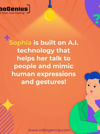 Sophia's ability to mimic human expressions is powered by complex AI technology. This fact helps our students understand the connection between coding, machine learning, and creating robots that can interact with people in a natural way.