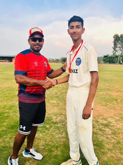 A player and coach on our grounds, a perfect setting for developing cricketing talent.
