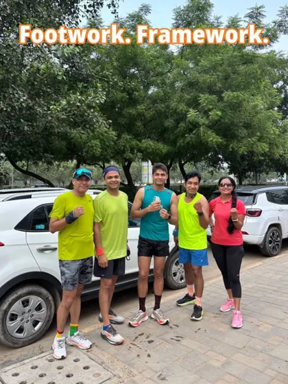 Footwork. Framework. It's not just about running; it's about running with method. This group is ready for the next challenge.