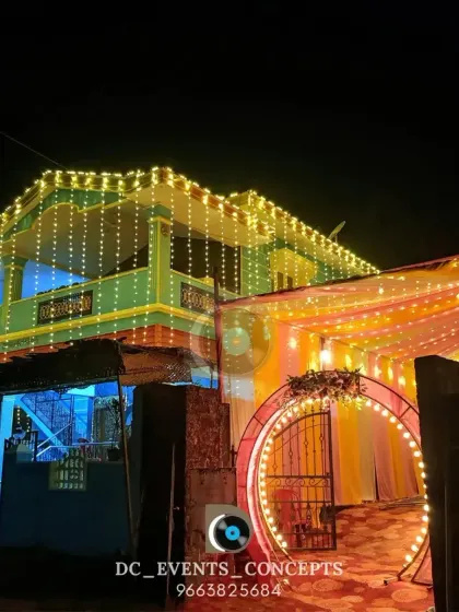 Our services extend beyond the stage. We can transform an entire home with decorative house lighting and create a grand, welcoming entrance for your guests.