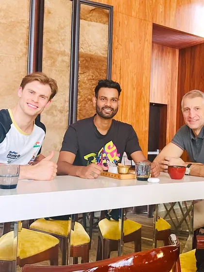 It was a pleasure to meet Serbian volleyball legend Ivan Miljkovic, an Olympic gold medalist, and Australian player Max Senica. Discussing the game with such experienced players is always a learning opportunity.
