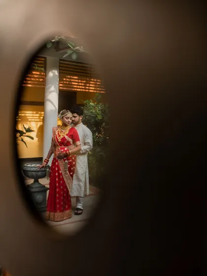 A collection of artistic and romantic portraits from a single wedding, showcasing our ability to tell a cohesive story through creative compositions, lighting, and capturing intimate moments.