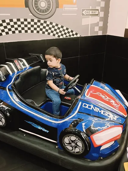 A duplicate of ID 147, capturing a moment of imaginative play at our Ashok Vihar location.