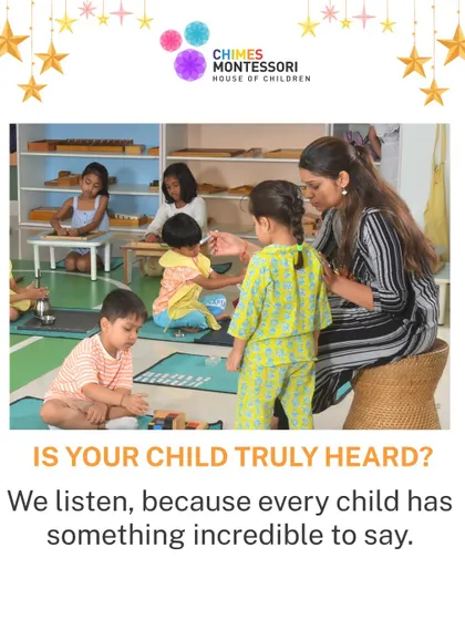 Is your child truly heard? We listen, because every child has something incredible to say. Our educators are trained to observe and respond to each child's needs.