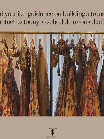 Would you like guidance on building a trousseau? Contact me today to schedule a consultation and start curating your post-wedding wardrobe.