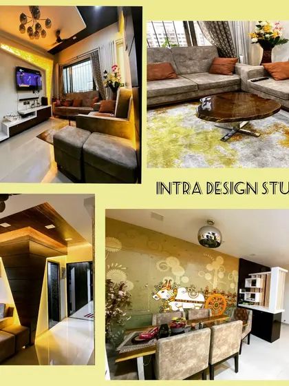 A collage showcasing various living and dining room projects, displaying our versatility in creating different styles, from modern to traditional.