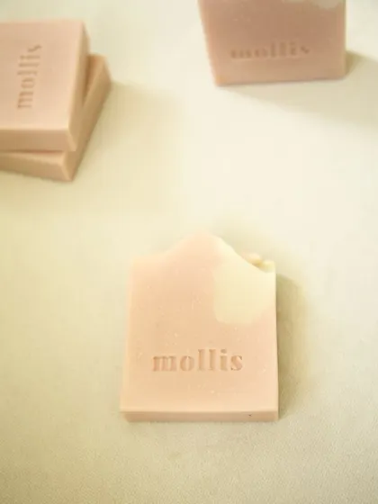 A soft pour of my Japanese Cherry Blossom bar. It's gentle, soothing, and as pretty as it smells.