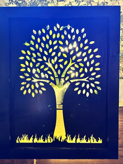 As within, so without. This beautiful tree of life artwork reminds me that who we are on the inside will be reflected in the world we create around us. Our inner world shapes our outer reality.