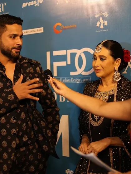 Our students backstage at Global India Couture Week, networking and working alongside industry professionals and celebrities.