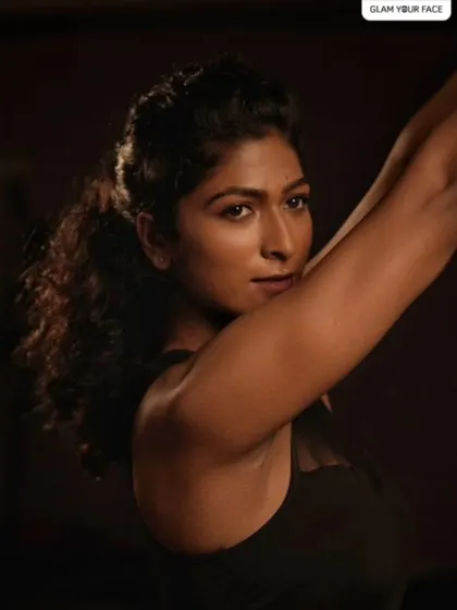 A gym photoshoot with Ms. Bangalore 2019, Archana Appaiah. The goal was a minimal, dewy, and skin-like finish that looked natural and held up through an athletic shoot.