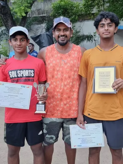 Congratulations to Skanda Prasanna Rao for winning the doubles title and being named Most Promising Player at the AITA U18 Nationals. A testament to his incredible potential.