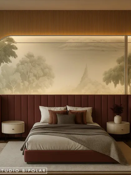 Additional views showcasing the diverse styles and details of our bedroom designs, from material palettes and lighting to furniture selection and layout.
