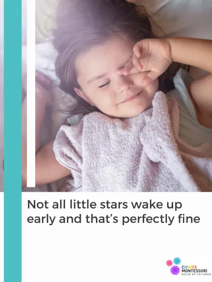 Not all little stars wake up early, and that's perfectly fine. Our afternoon program is here for them.