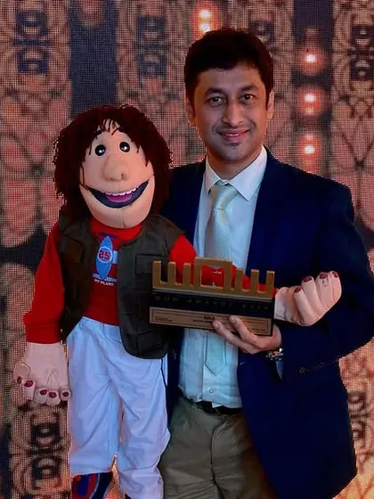 This award for 'Best Influencer for Social Awareness / Health' in 2022 was a significant milestone, acknowledging our work in using puppetry for social campaigns.