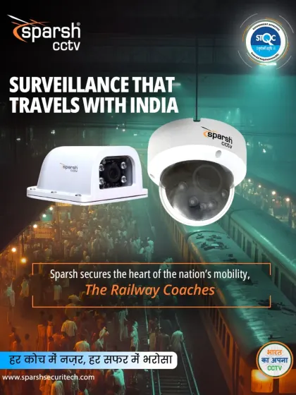 From packed compartments to peaceful overnight rides, my surveillance travels with India. I secure the heart of the nation’s mobility, the railway coaches, with intelligent monitoring and facial recognition to safeguard the journeys that move our country.