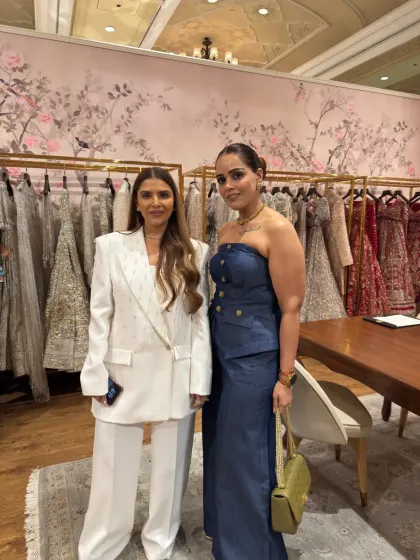 At the Vogue Atelier, celebrating style and creativity with inspiring designers like Falguni Shane Peacock. Being surrounded by such talent is a magical experience.