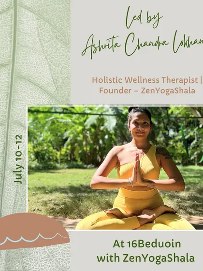 An invitation to my Women's Wellness Retreat, focusing on hormonal balance and deep restoration for women aged 35-50. We explore yoga, breathwork, and sound therapy to nurture the changing body.