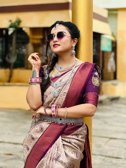 A series of photos showing different angles of my popular silver-finish CZ stone jewellery set, a favorite rental for receptions and photoshoots.
