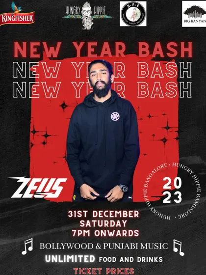 Ringing in the New Year at the Hungry Hippie's 2023 bash. New Year's Eve gigs are all about non-stop party anthems to welcome the year ahead.