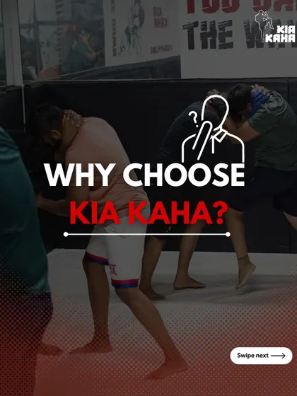 A duplicate of 118, asking the question: Why choose Kia Kaha? Let us show you the difference.