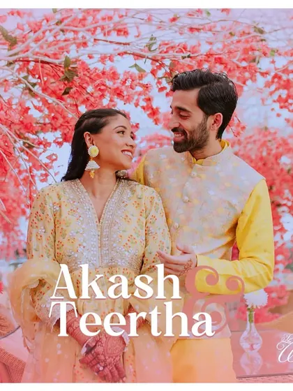 A beautiful portrait of the couple, perfect for a wedding announcement.