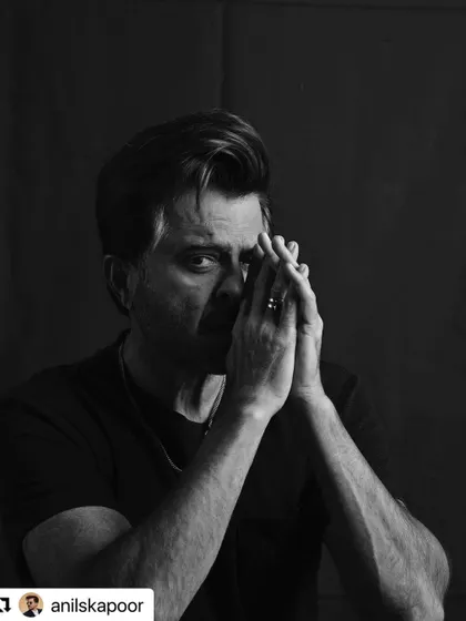 Another powerful black and white portrait of Anil Kapoor.
